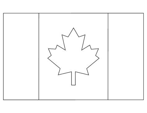 Canada Flag Coloring Page Download Printable Pdf Templateroller