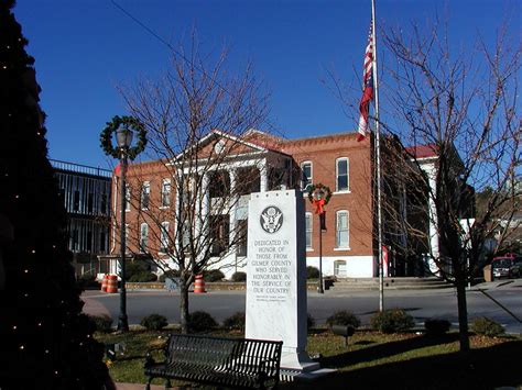 Gilmer County Courthouse Added 1980 Building 8000 Flickr