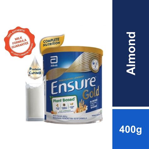 Ensure Gold Plant Based Almond 400g Tin Adult Complete Nutrition