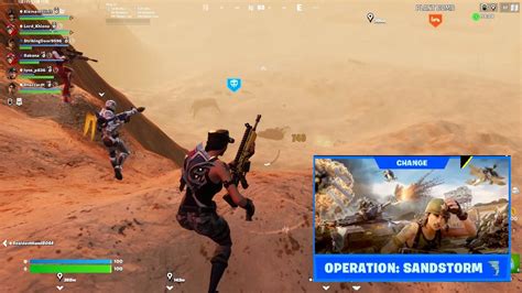 Fortnite Operation Sandstorm Gameplay Youtube