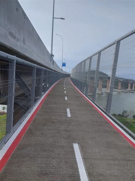 Ciclistas N O V O Precisar Acessar Ciclovia Da Terceira Ponte