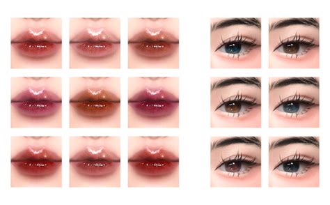 Lipstick S Eyes G Chih Sims Cc Makeup Sims Cc Eyes Sims