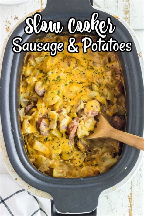 Crock Pot Smoked Sausage And Potato Casserole Recipe Restless Chipotle