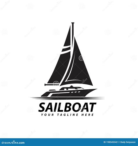 Sailboat Silhouette Stock Illustrations 14 268 Sailboat Silhouette