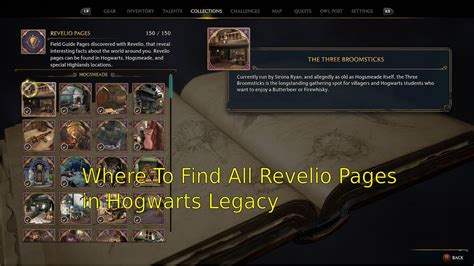 Hogwarts Legacy Revelio Page Locations And How To Collect Them Gameriv