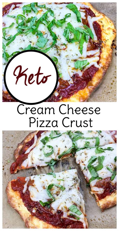 Keto Pizza Crust Cream Cheese Pizza Crust Recipe