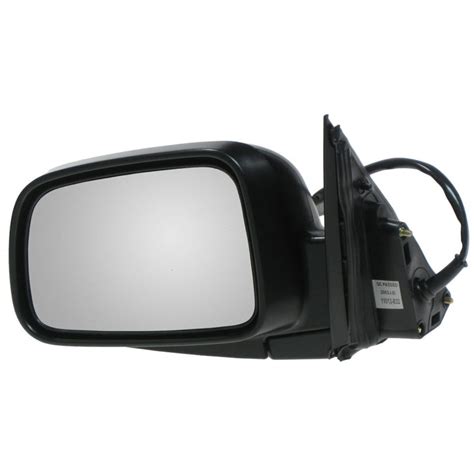 Power Side Mirrors Textured Black Pair Set Left Lh Right Rh For