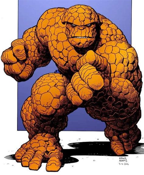 The Thing Ben Grimm by Arthur Adams | Marvel comics superheroes, Marvel ...