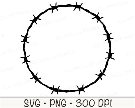 Barbed Wire Clipart Border