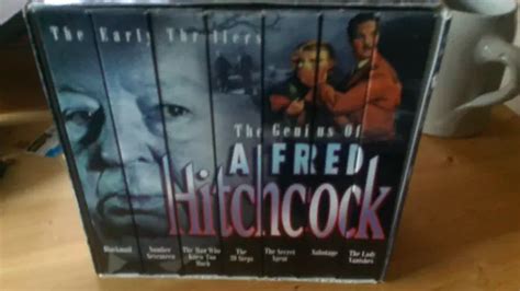 The Genius Of Alfred Hitchcock Vhs Collection Premiers Thrillers