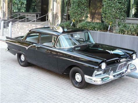 1957 Ford Supercharged Custom 0 Miles Black V8 312 Ford Y Block Manual
