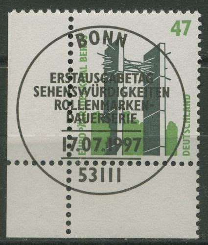 Bund Sehensw Rdigkeiten Swk Ecke Mit Top Stempel