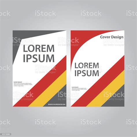 Cover Design Annual Report Vector Flyer Template Design Stock Illustration Download Image Now