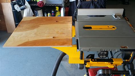 Outfeed Table For Dewalt Table Saw For Includes Plans Artofit