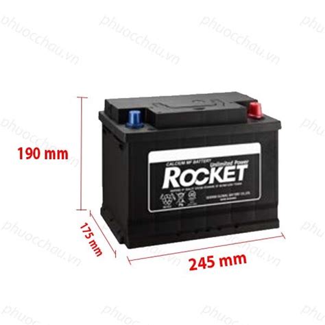 Ắc Quy ROCKET SMF 56220 12V 62Ah