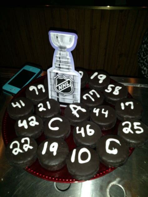 Hockey Puck Desserts Hockey Puck Nhl Personalized Items Party