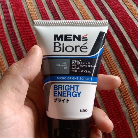 Jual Men S Biore Micro Bright Scrub Sabun Pencuci Muka Kemasan Terbaru