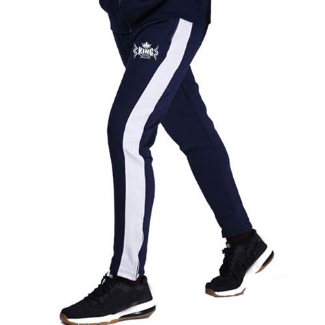 Navy Blue Panel Tracksuit Top King Gear