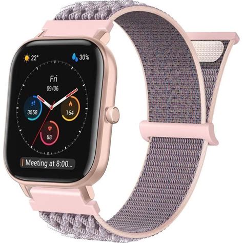 Bracelet Pour Amazfit Gts Mm Bracelet Sport En Nylon Pour Amazfit