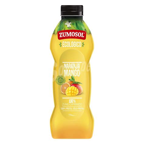 Zumosol Zumo de naranja y mango ecológico Zumosol botella 75 cl 1 l