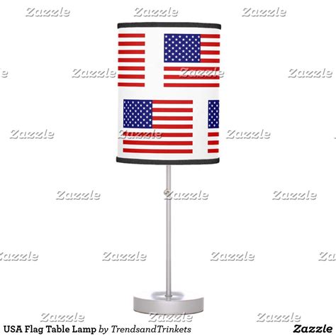 Usa Flag Table Lamp Table Pendant Lamp Table Lamp