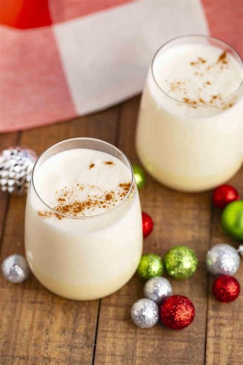 Eggnog Is A Rich And Creamy Holiday Drink Made With Cinnamon Nutmeg