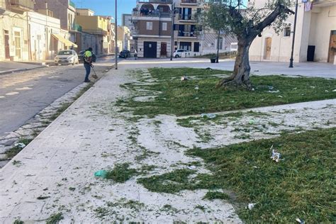 Verde Pubblico A Cerignola Sfalcio E Potatura In Varie Zone Della Citt