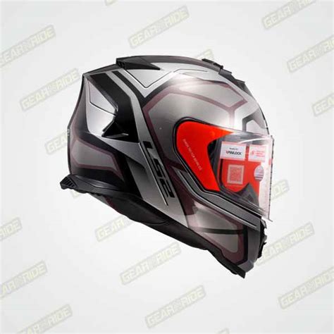 LS2 Helmet FF800 Storm Faster Titanium Glossy GEAR N RIDE Shop