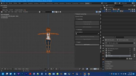 How Do I Use Mixamo Animations On My Blender Studio Rain Character