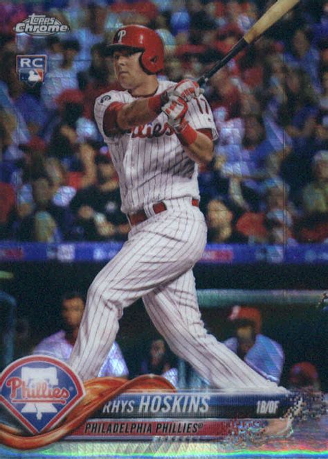 2018 Topps Chrome Prism Refractors 70 Rhys Hoskins EBay