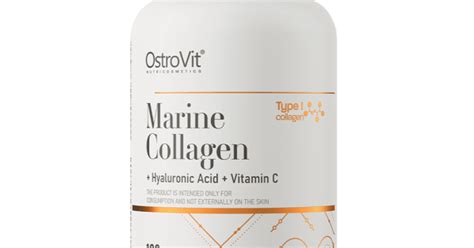 OSTROVIT Marine Collagen Hyaluronic Acid Vitamin C 120 капсули