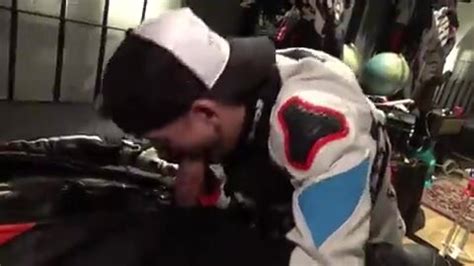Hot Biker Sucks Cock In Dainese Gear Thisvid