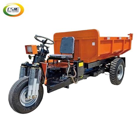 Underground Tunnel Transportation Tricycle 1 2 3 Tons Mine Dump Trucks