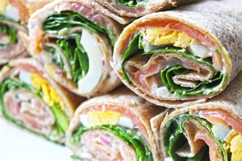 Wraps Met Zalm Ei En Mosterdmayo