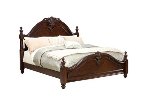 Westchester Traditional Cherry Wood Queen Poster Bed Standard