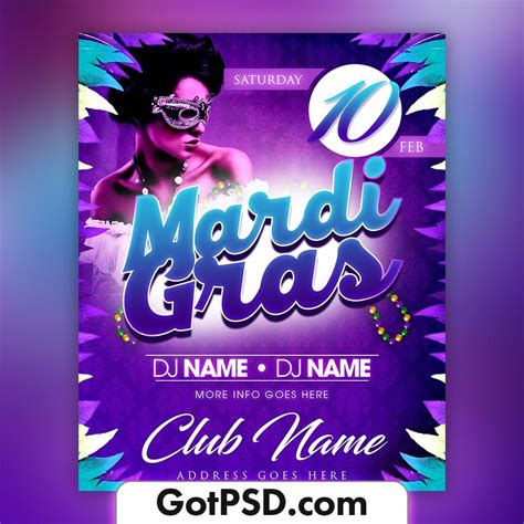 Mardi Gras Blue/Purple - https://GotPSD.com