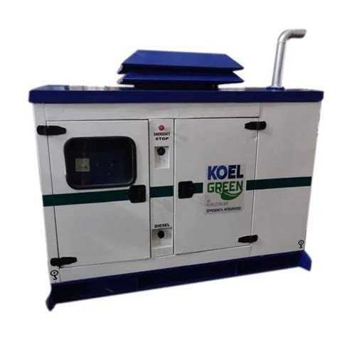 25 KVA Kirloskar Silent Generator Single Phase At Rs 155000 In Bhavnagar