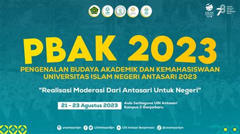 LIVE PENGENALAN BUDAYA AKADEMIK DAN KEMAHASISWAAN 2023 DAY 2 UIN