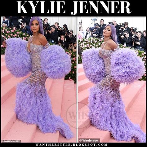 Kylie Jenner In Purple Gown At Met Gala 2019 ~ I Want Her Style What Celebrities Wore And