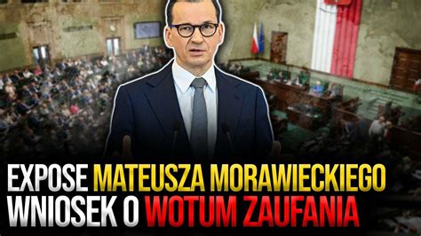 Wniosek o wotum zaufania i głosowanie dla rządu Mateusza Morawieckiego