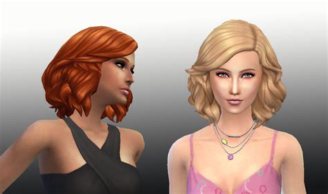 Sims 4 Cc Short Wavy Hair Maxis Match Retdns