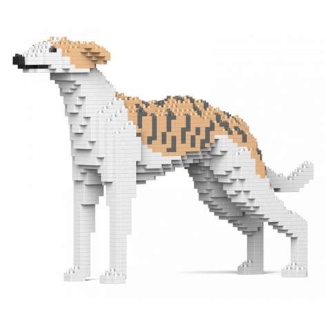 Jekca - Whippet Dog 01S - Lego - Sculpture - Construction - 4D - Brick ...