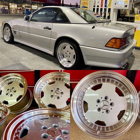 17 INCH MERCEDES RIMS WHEELS DEEP DISH MONOBLOCK SET 4 NEW FITS SL500