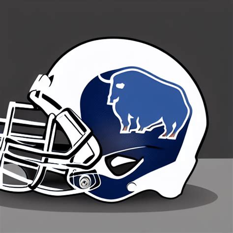 Buffalo Football Helmet Graphic · Creative Fabrica