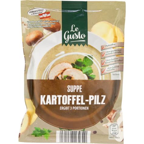 Roksh Fertiggerichte Suppen Le Gusto Kartoffel Pilz Suppe G