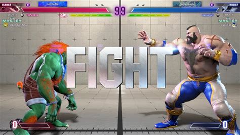 Street Fighter Nishikin Blanka Vs Itazan Zangief Online Match