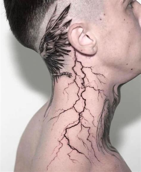 Lightning Neck Tattoo Artofit