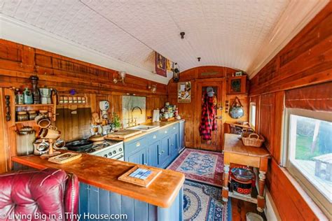 Living Big In A Tiny House Old Railway Carriage Converted Into