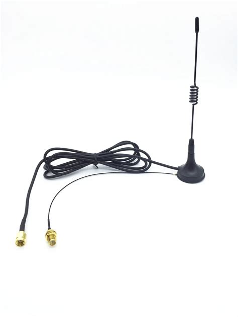 2.4/5GHz 7DBI Omni Directional Wireless Wifi Booster Antenna Extender Base + IPEX MFH4 0.81mm ...