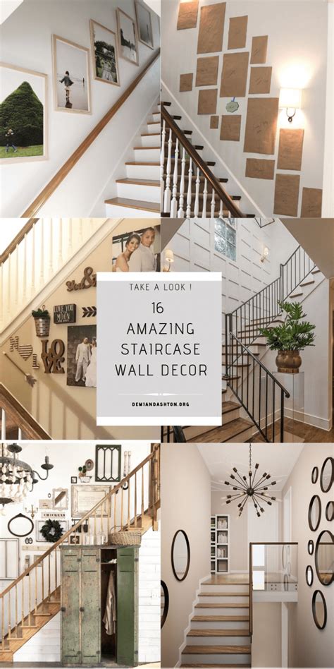 16 Best Staircase Wall Decor Ideas To Make Your Hallway Look Amazing In 2020 Staircase Wall